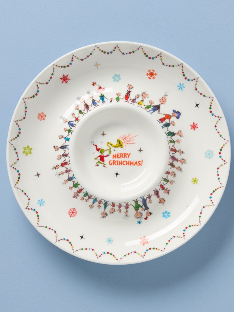 Merry Grinchmas Chip & Dip Bowl